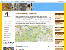 Tablet Screenshot of kletterarena.info